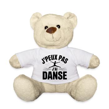J'Peux Pas J'Ai Danse - Nounours - blanc - Devant