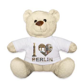 J'aime Berlin – Architecture urbaine - Nounours - blanc - Devant