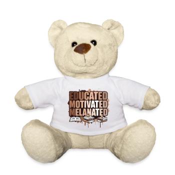 Éducation, motivation, émancipation mélanée - Nounours - blanc - Devant