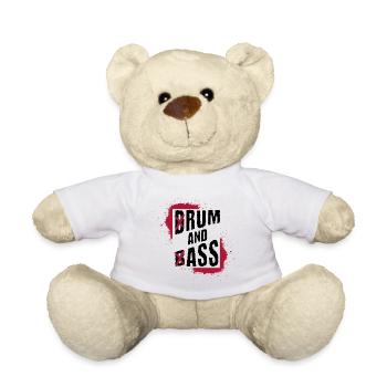 Drum and Bass | Rum and Ass - Teddy - Weiß - Vorne