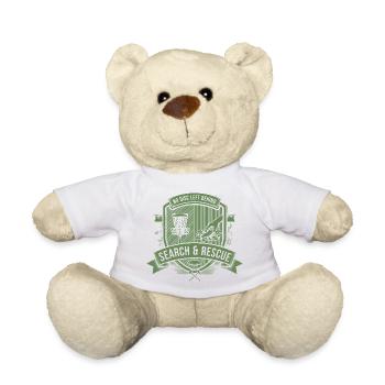 No Disc Left Behind Recherche et Sauvetage Disc Golf - Nounours - blanc - Devant