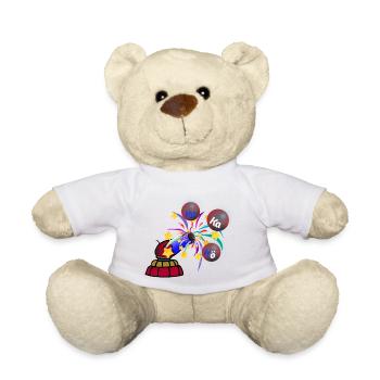 Ku Ka Kö - Festzauber Fasching Karneval - Teddy - Weiß - Vorne