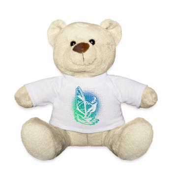 Compact windsurfing design for windsurfing - Teddy Bear - white - Front