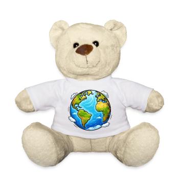Planète Terre - Nounours - blanc - Devant