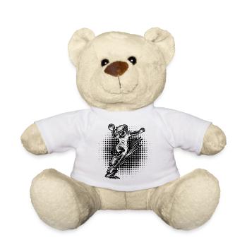 Handball Liebe zum Anziehen fuer Frauen - Teddy - Weiß - Vorne