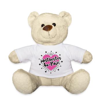 Au Pair Year Abroad Aupair Best Au Pair Girls - Teddy Bear - white - Front