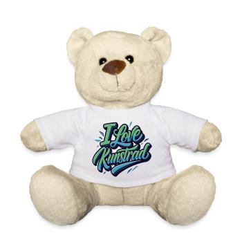 Artistic cycling, artistic cycling, indoor cycling - Teddy Bear - white - Front