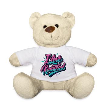 Artistic cycling, artistic cycling, indoor cycling - Teddy Bear - white - Front