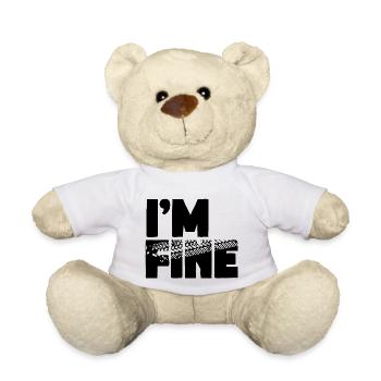 Es geht mir gut - Teddy - Weiß - Vorne