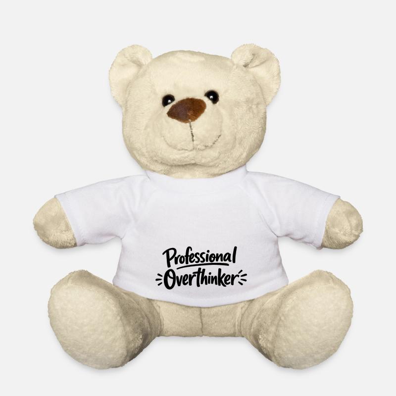 professional Overthinker - Teddy - Weiß