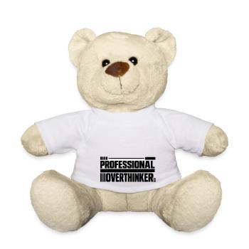 Introvertiert professional Overthinker - Teddy - Weiß - Vorne