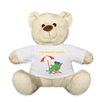 Einfach ein geiles Wetter! - Teddy - Weiß - Vorne