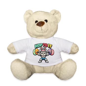 Pumpernickel Fitness Rabbit - Teddy Bear - white - Front