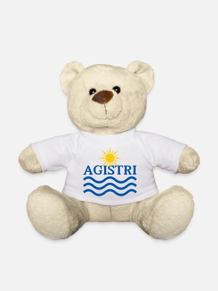 Agistri Sun Waves - Teddy Bear - white