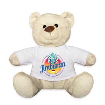 Jimbaran Bali Indonesia Sunset Souvenir - Teddy Bear - white - Front