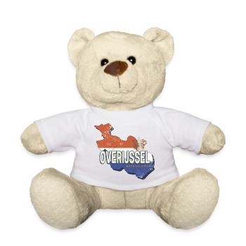 Overijssel Niederlande Retro Holland Souvenir - Teddy - Weiß - Vorne