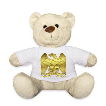 Napoleon Golden Imperial Eagle Crest - Teddy Bear - white - Front