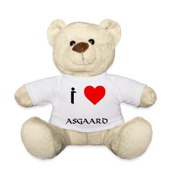 Ich liebe Asgaard - Teddy - Weiß - Vorne