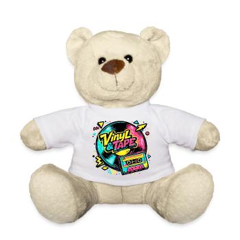Vinyl & Tape Neon Retro - Teddy - Weiß - Vorne