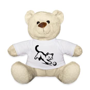 Chat - Nounours - blanc - Devant