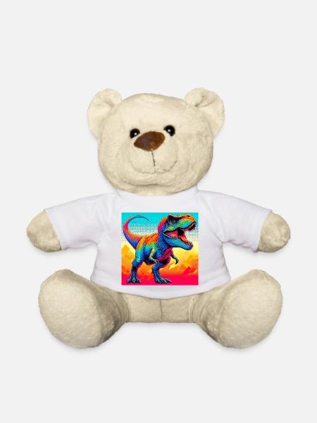 dinosaur - Teddy Bear - white