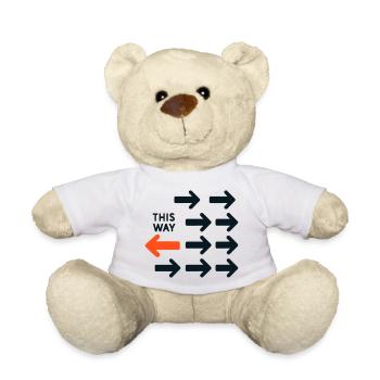 Invertierter Pfeil gegen das aktuelle Design So Tot - Teddy - Weiß - Vorne