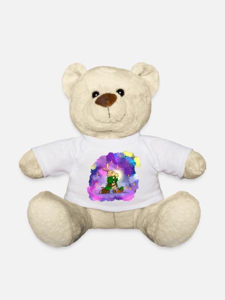 Stern-Sucher Hase - Teddy - Weiß