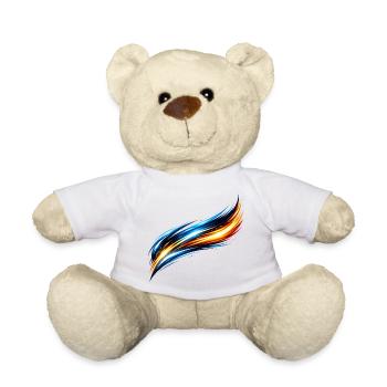Design sportif du maillot Effet dynamique - Nounours - blanc - Devant
