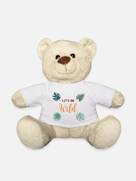 Ambiances tropicales de jungle sauvages - Nounours - blanc