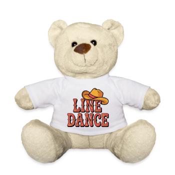 Cowboy de danse en ligne - Nounours - blanc - Devant