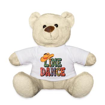 Line Dance Retro Cowboyhut - Teddy - Weiß - Vorne