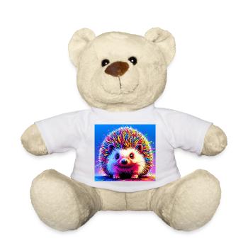 hedgehog - Teddy Bear - white - Front