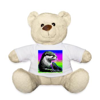 otter - Teddy Bear - white - Front