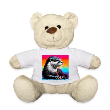 otter - Teddy Bear - white - Front
