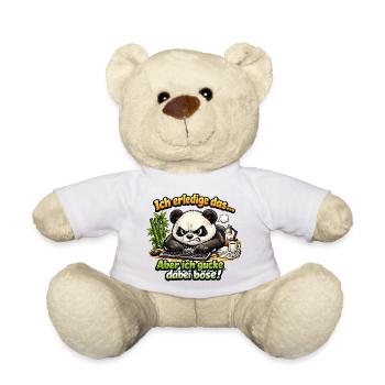 Ich mach das aber ich gucke dabei böse panda - Teddy - Weiß - Vorne