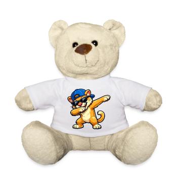 Cougar en train de dabber - Nounours - blanc - Devant