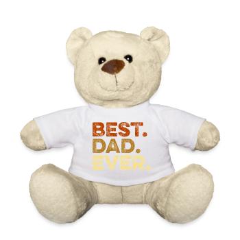 Bester Papa Jemals Vatertag lustig - Teddy - Weiß - Vorne