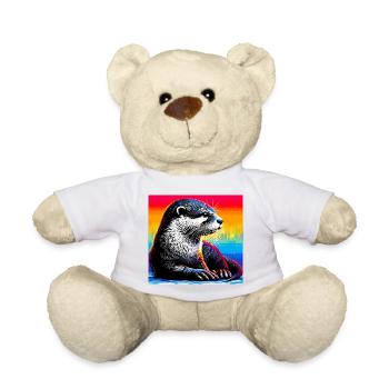 loutre - Nounours - blanc - Devant