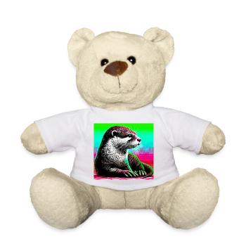 otter - Teddy Bear - white - Front