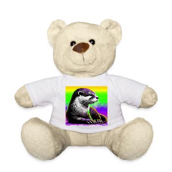 loutre - Nounours - blanc - Devant