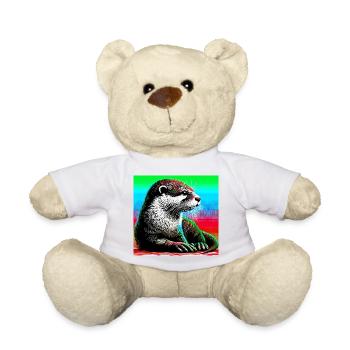 otter - Teddy Bear - white - Front