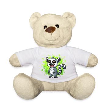 Lemur Neon Spritzer - Teddy - Weiß - Vorne