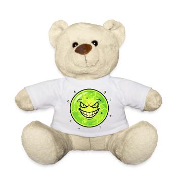 Lune Sombre avec un sourire - Nounours - blanc - Devant