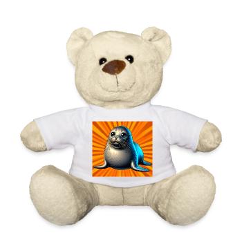 seal - Teddy Bear - white - Front