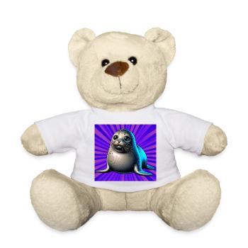 seal - Teddy Bear - white - Front