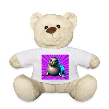 seal - Teddy Bear - white - Front