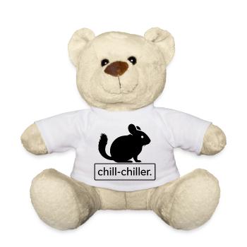 Chinchilla - Chill Chiller - Teddy Bear - white - Front