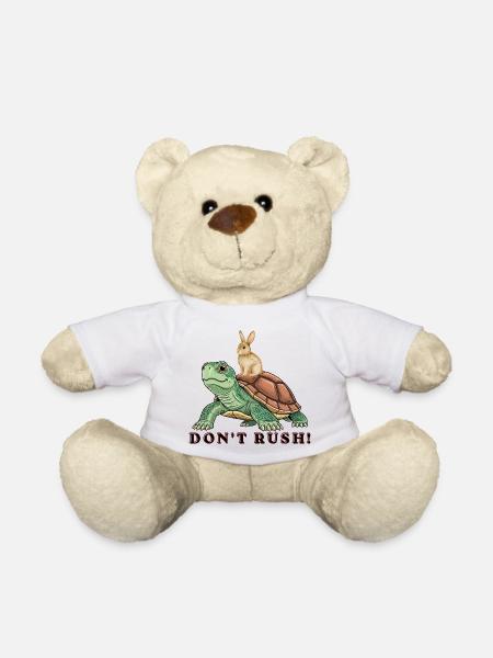 Take your time! - Teddy Bear - white
