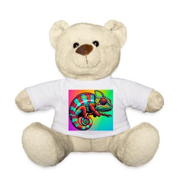 chameleon - Teddy Bear - white - Front