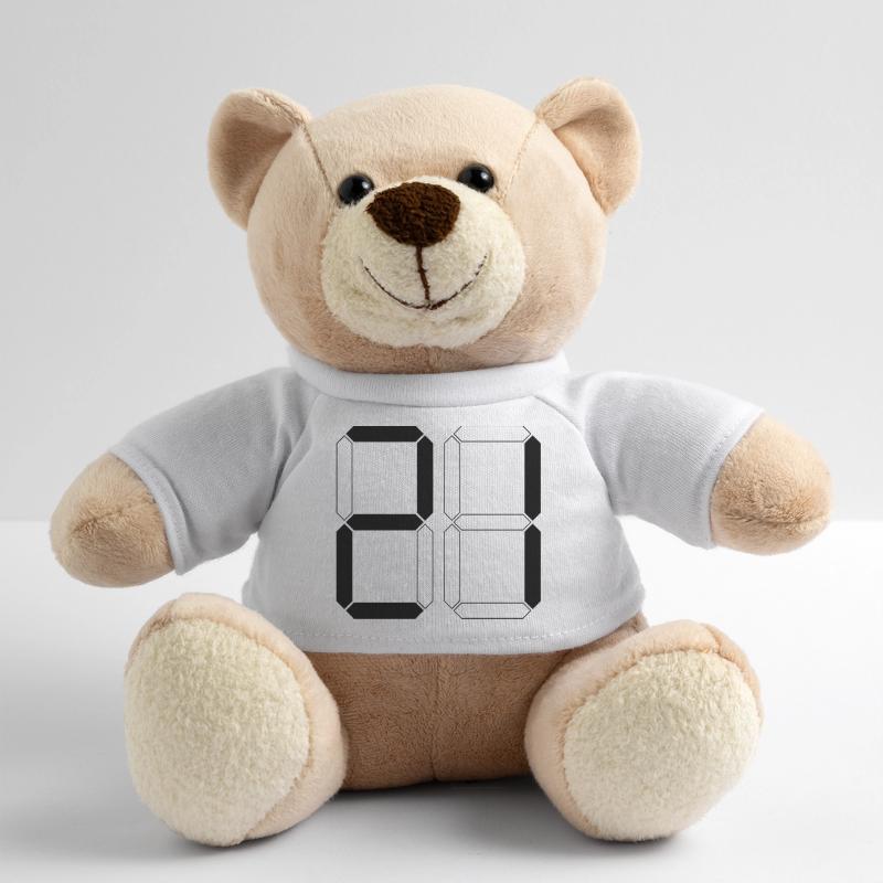 NUMMER 21 Einundzwanzig Geschenk Digital Teddy